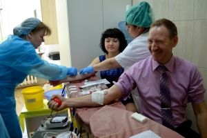 День донора в Правительстве Калининградской области прошел 22 апреля 2014 года