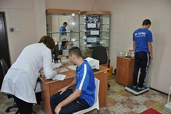 Футболисты «Балтики» прошли медосмотр в областном Центре медицинской профилактики и реабилитации