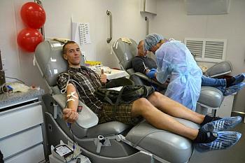 На Всероссийской акции «Суббота доноров» заготовлено около 35 литров донорской крови